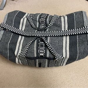 Alpaca wool duffle bag